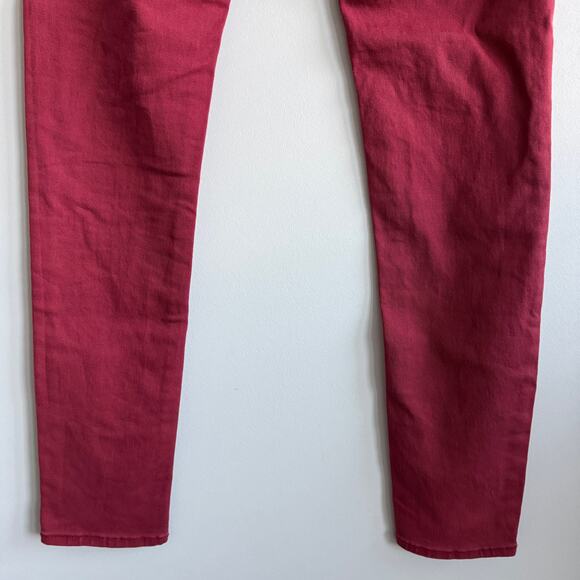 Roxy Suntripper Color Jeans Skinny Fit Red Denim 28 NWT - Picture 8 of 11